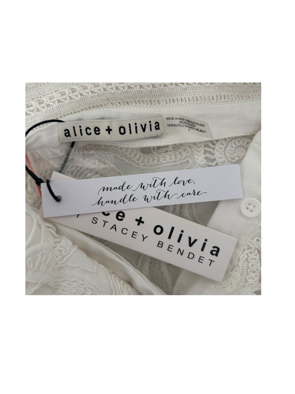 Alice + Olivia Lucy Mini Shirt Dress - Picture 4 of 4